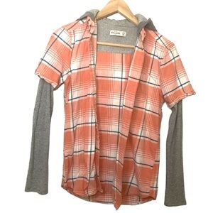 Abericombie kids boy  hooded long sleeve shirt